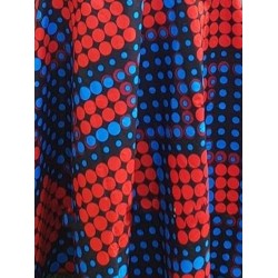 Contrast Color Long Sleeve V-Neck Women's Maxi Dress