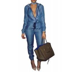 Denim Slim Women's Jumpsuits