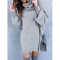 Mid-Length Turtleneck Sweater