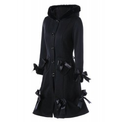 Fashion New Button Pockets Long Sleeve Overcoat